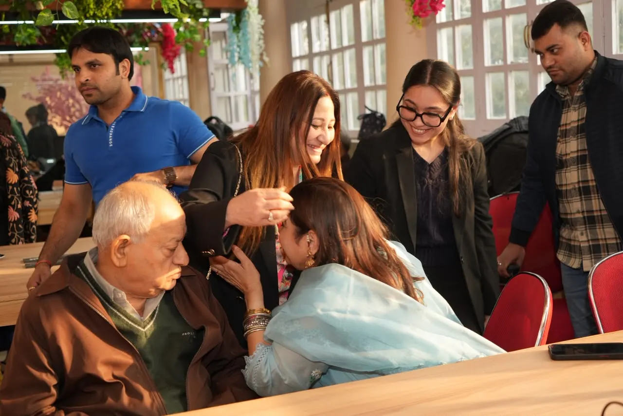 A family in consultation at the Sycorian Andheri West office, Mumbai