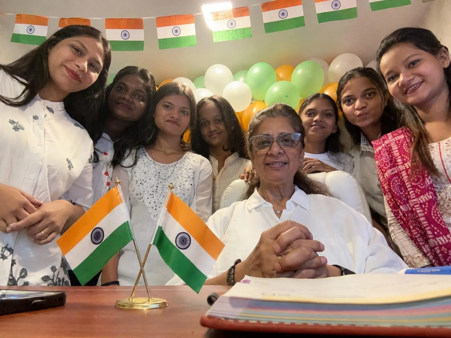 The Sycorian Andheri West staff with a senior matchmaker, Mumbai office